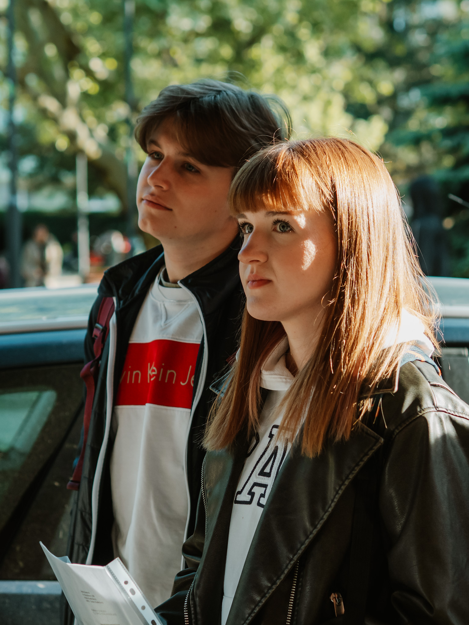 Studenti před přijímací zkouškou (květen 2025)