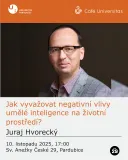 Café Universitas: Jak vyvažovat negativní vlivy umělé inteligence na životní prostředí?